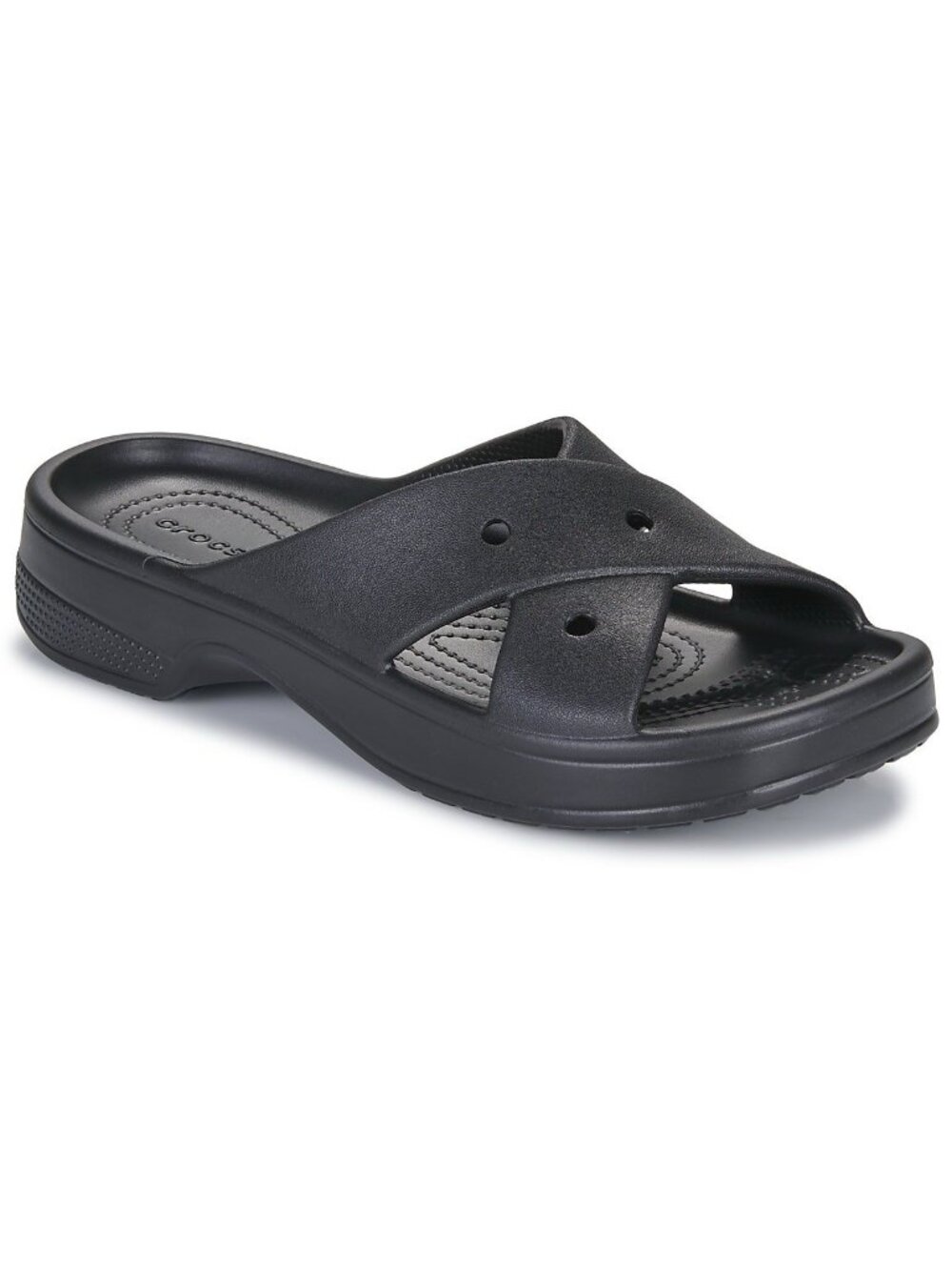 Women's Black Croc Sandal Size 7